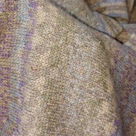 Vintage Nordic Design Sweater Wool Cardigan 2X Pastel - Picture 7 of 10